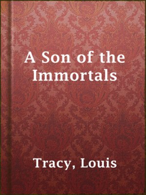 cover image of A Son of the Immortals